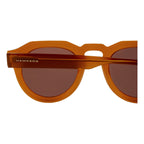 Anteojos De Sol Hawkers Warwick Uptown Diseño Mustard Brown Armazón Marrón Mostaza Transparente Y Lente Marrón