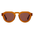 Anteojos De Sol Hawkers Warwick Uptown Diseño Mustard Brown Armazón Marrón Mostaza Transparente Y Lente Marrón