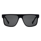 Anteojos De Sol Polarizados Hawkers Cheedo Armazón Negro Mate Y Lente Gris Oscuro