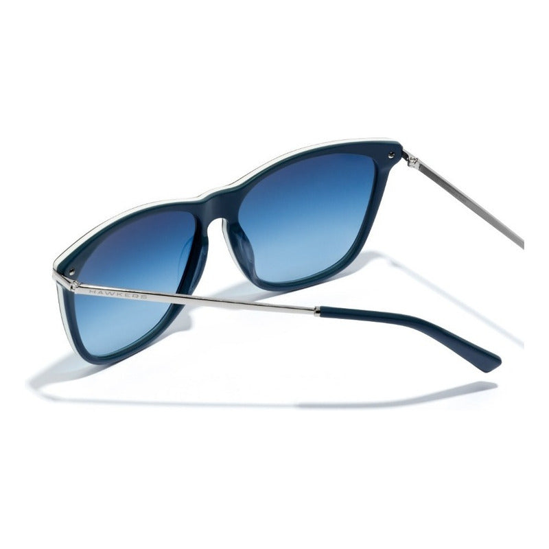 Anteojos De Sol Hawkers Lifestyle One Crosswalk Diseño Negro/ Azul
